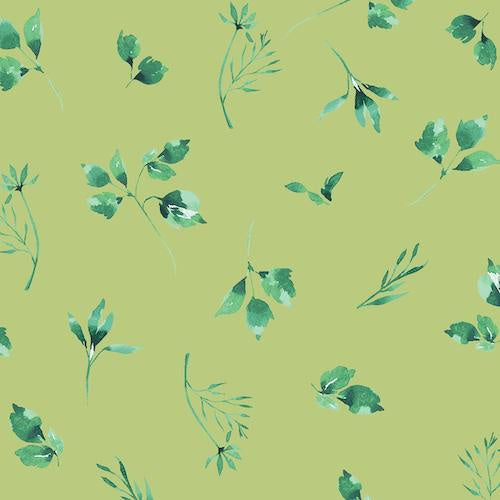 Bloom Wildly Sprig in Light Olive – Stitchbird