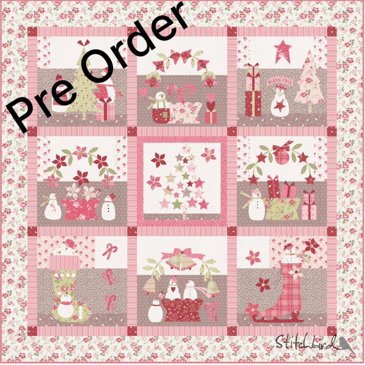 PRE ORDER DEPOSIT A Very Sweet Christmas Quilt Kit by Bunny Hill Designs