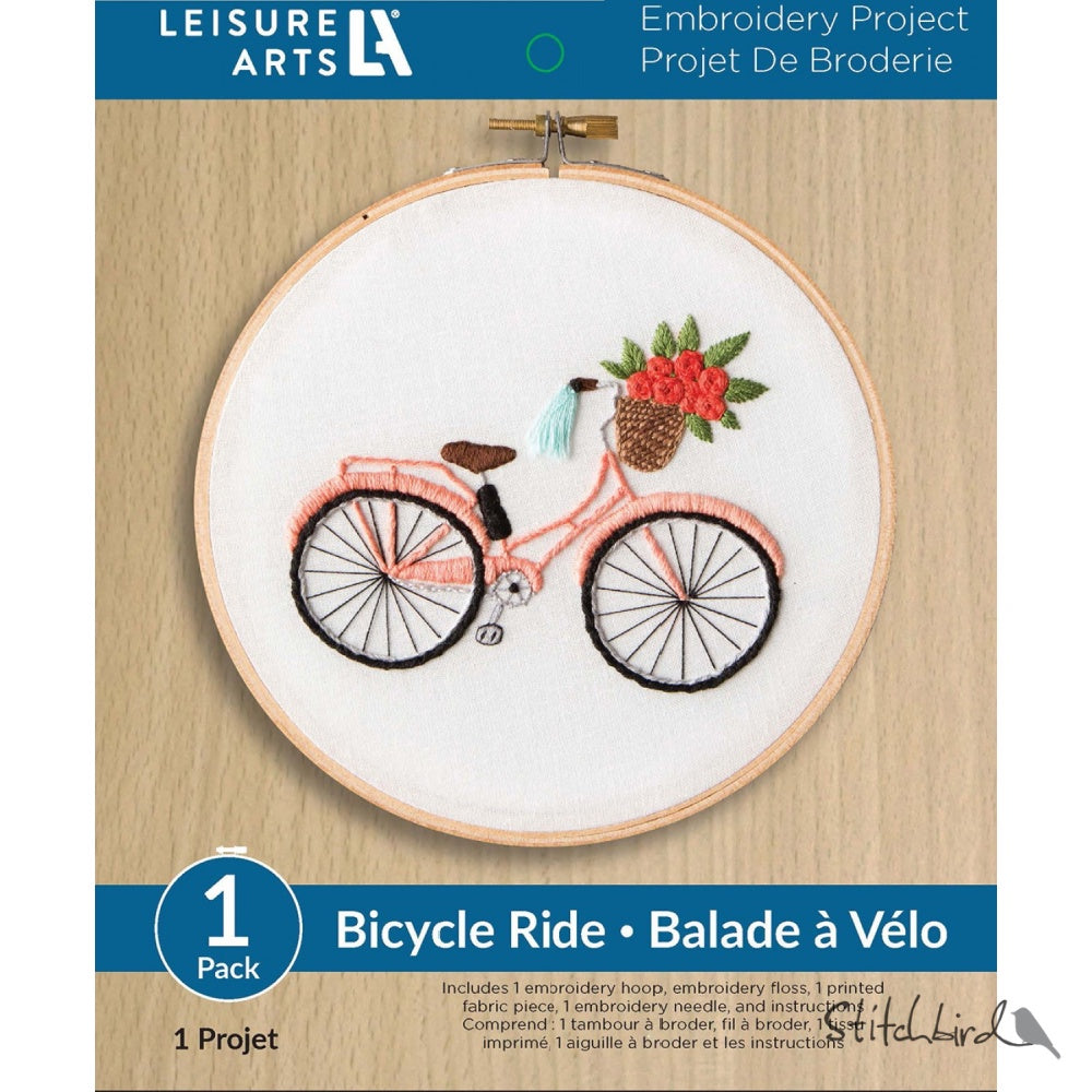 Bicycle Embroidery Kit