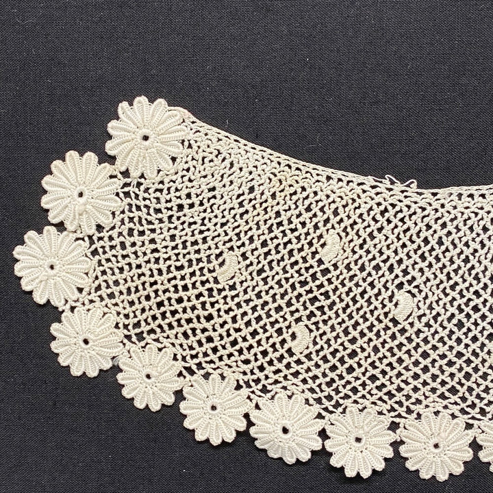 Antique Irish Crochet Lace Collar