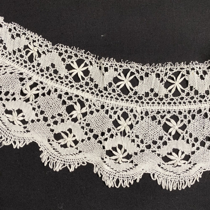 Antique Bobbin Lace Hearts and Flowers