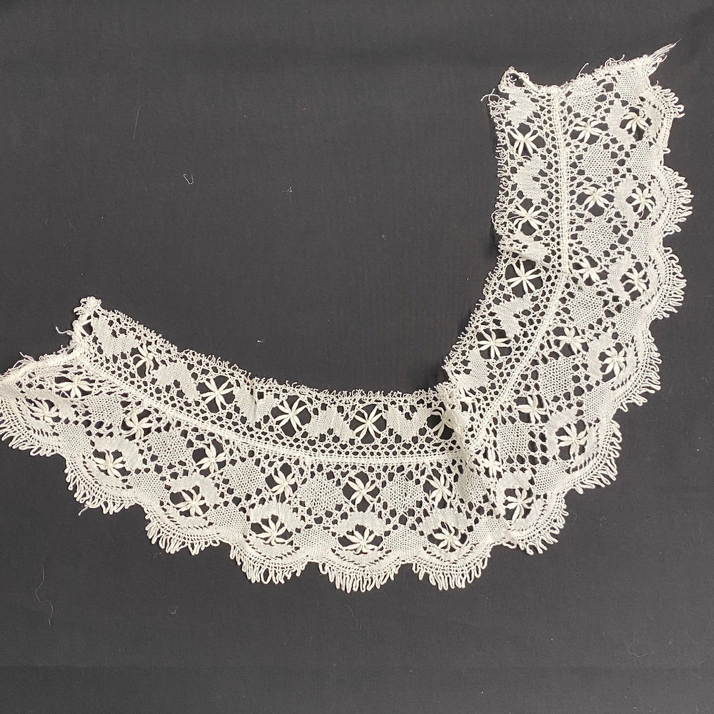 Antique Bobbin Lace Hearts and Flowers