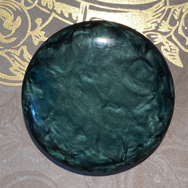 Emerald Green Statement Button 42mm