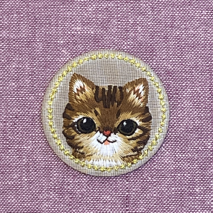 Iron on Cat Badge