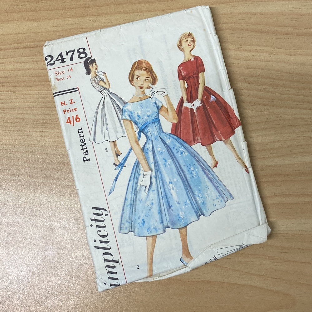 Vintage Simplicity 2478 Size 14