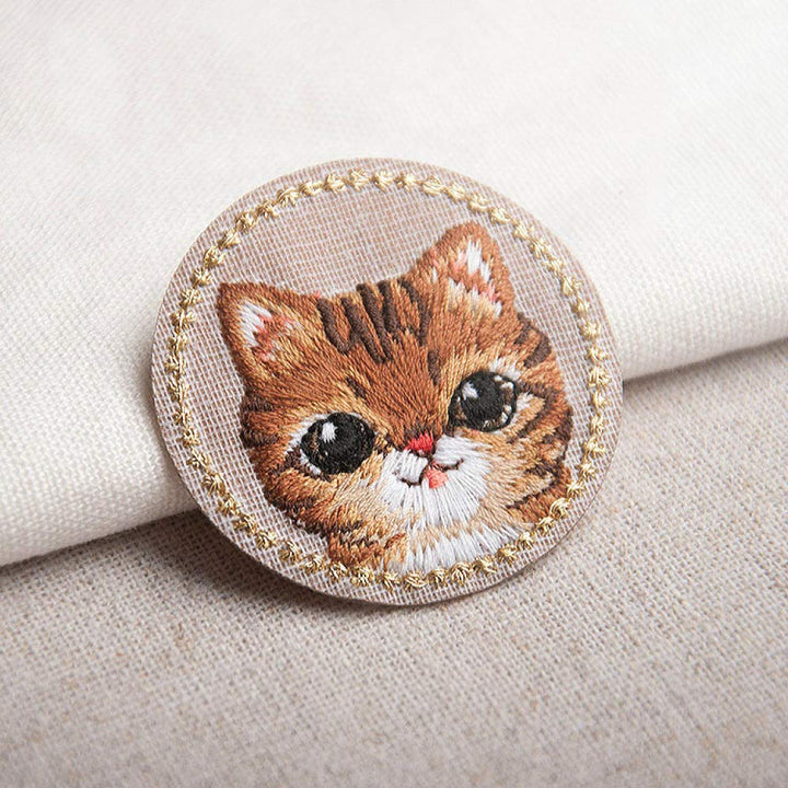 Iron on Cat Badge