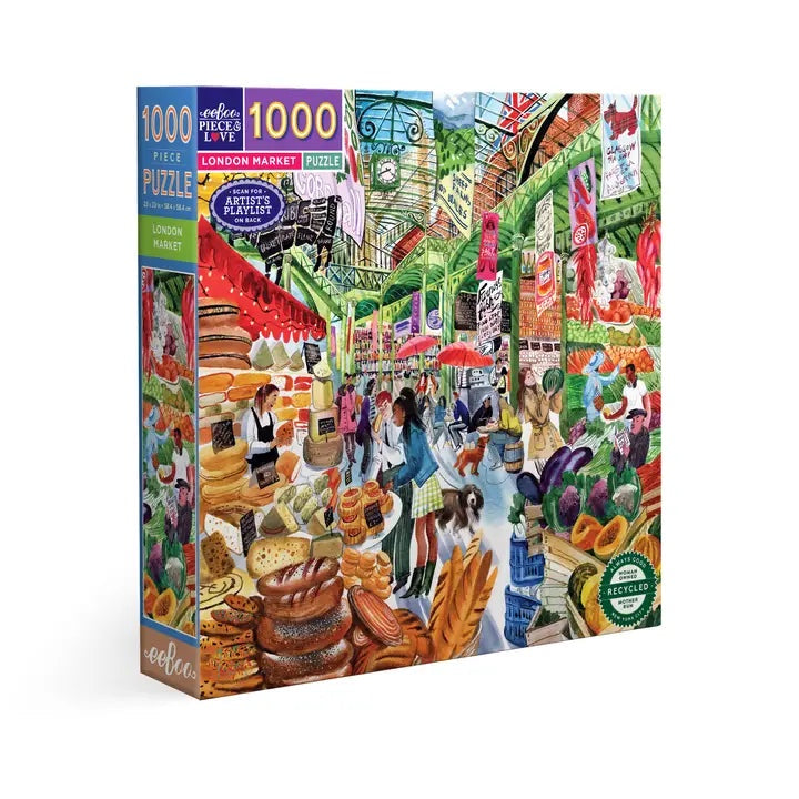 Eeboo London Market 1000pc Puzzle