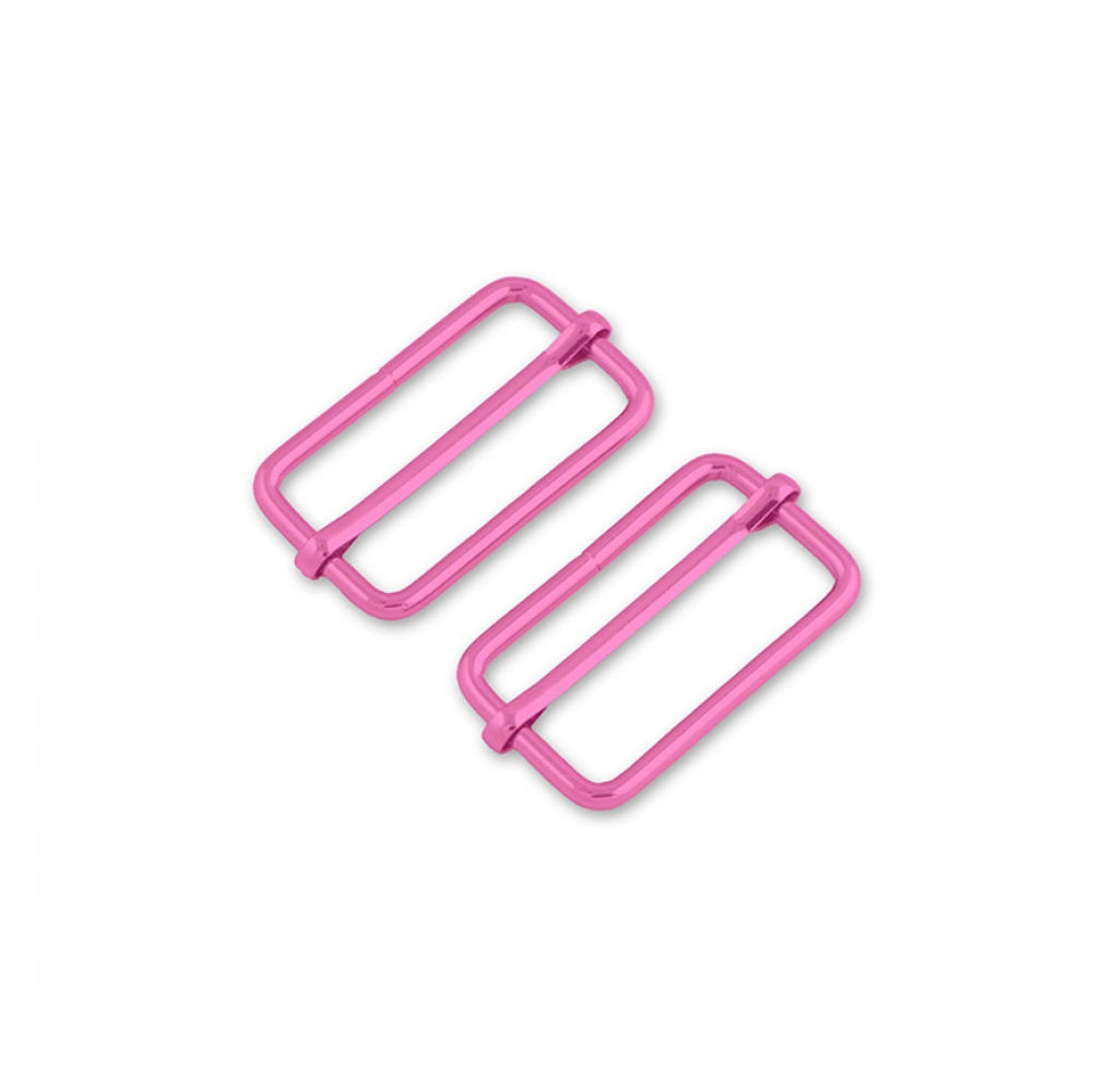 Two Tula Pink 1 ½ inch Slider Buckles