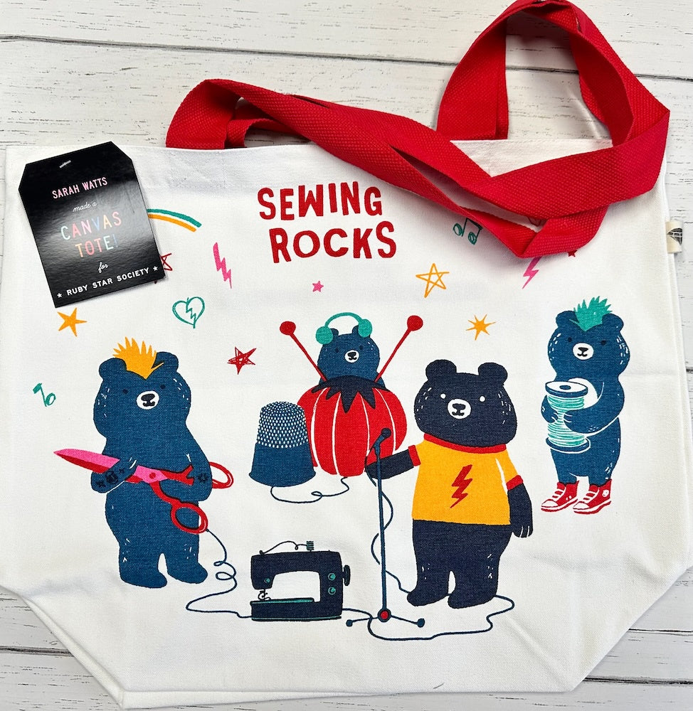 Ruby Star Society Sewing Rocks Tote