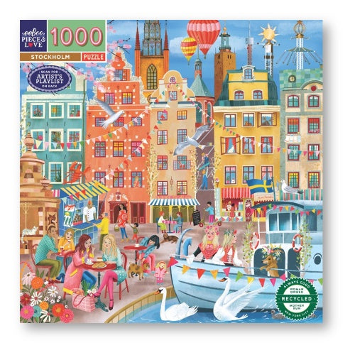 Eeboo Stockholm 1000pc Puzzle