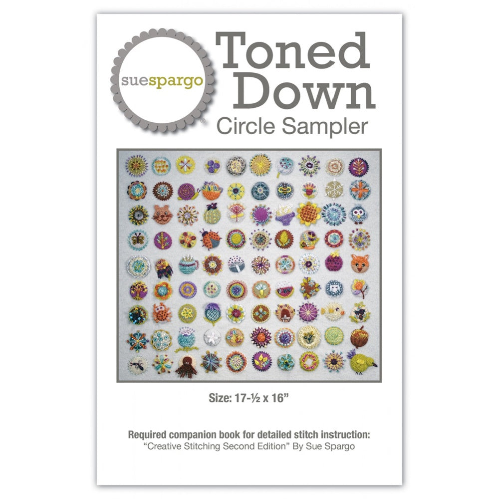 Toned Down Circle Sampler by Sue Spargo