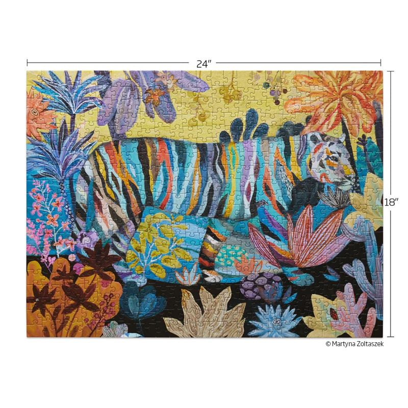 Werkshoppe Striped Tiger 500 pc Puzzle