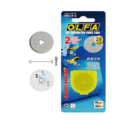 Olfa 28mm Rotary Cutter Blades – Stitchbird