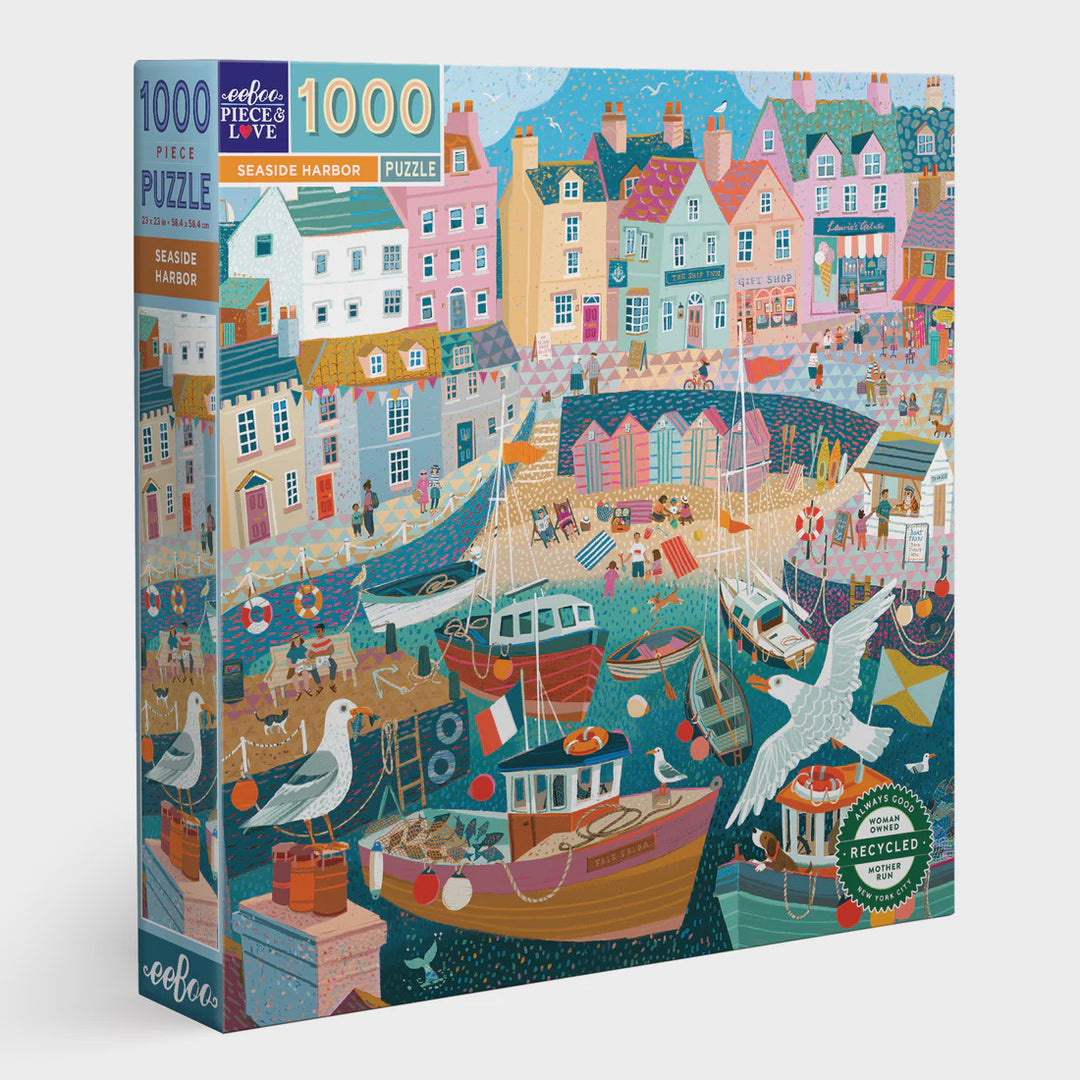 Eeboo Seaside Harbour 1000pc Puzzle